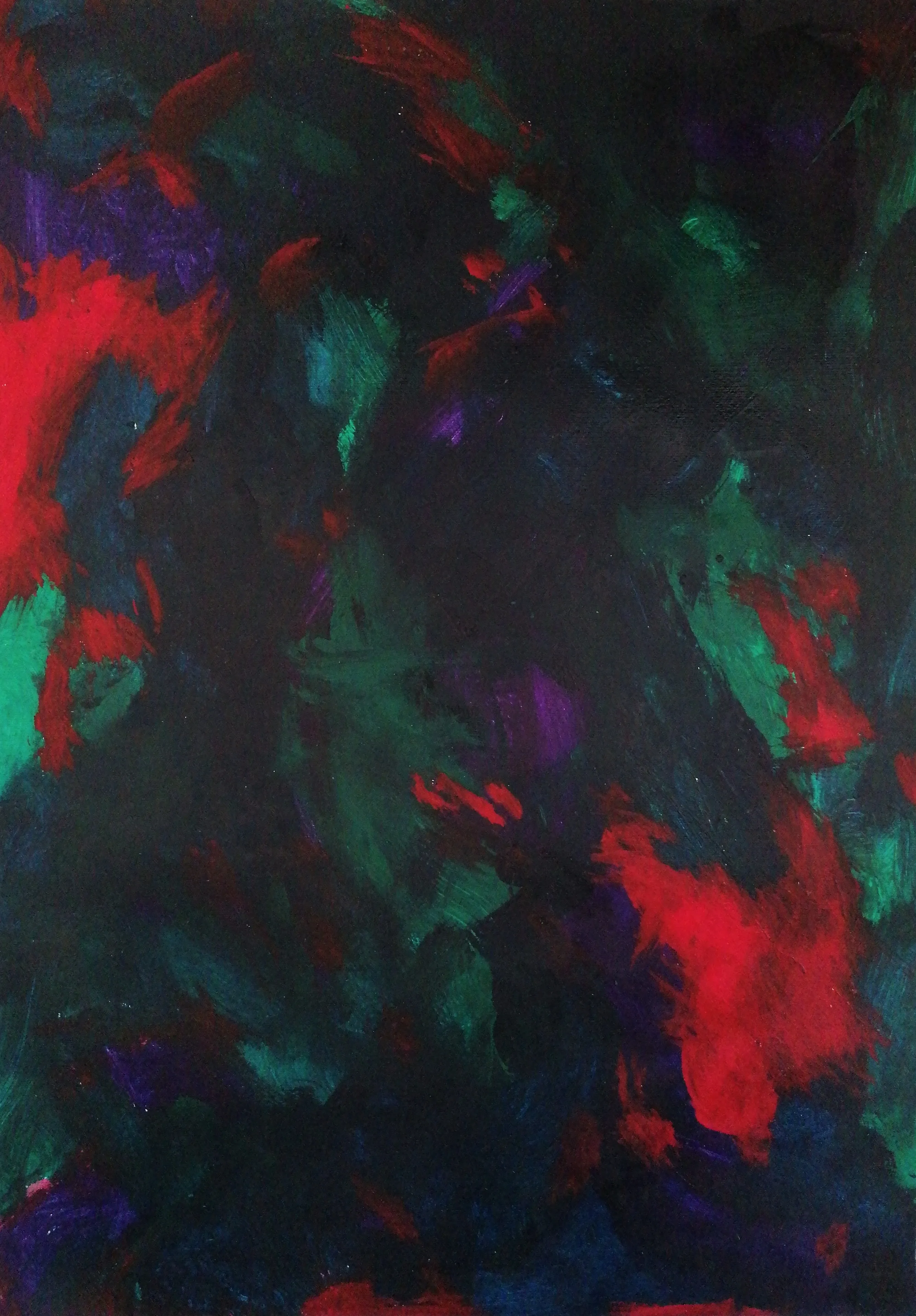 Movement III, Acrylic on 400g/m² paper, 50 x 70 cm each (Unframed) — from the "EchoesəvYourFace" series