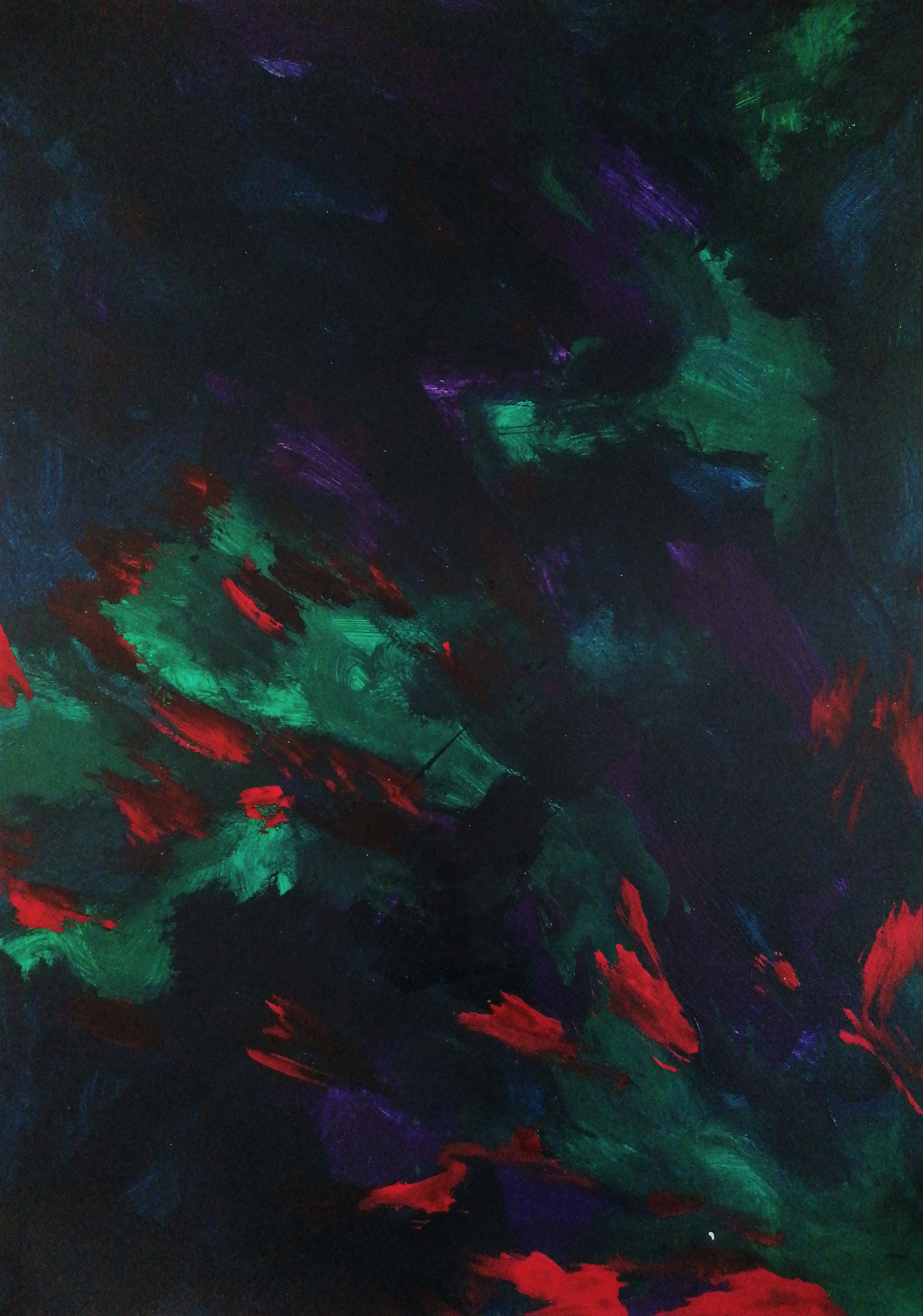 Movement I, Acrylic on 400g/m² paper, 50 x 70 cm each (Unframed) — from the "EchoesəvYourFace" series