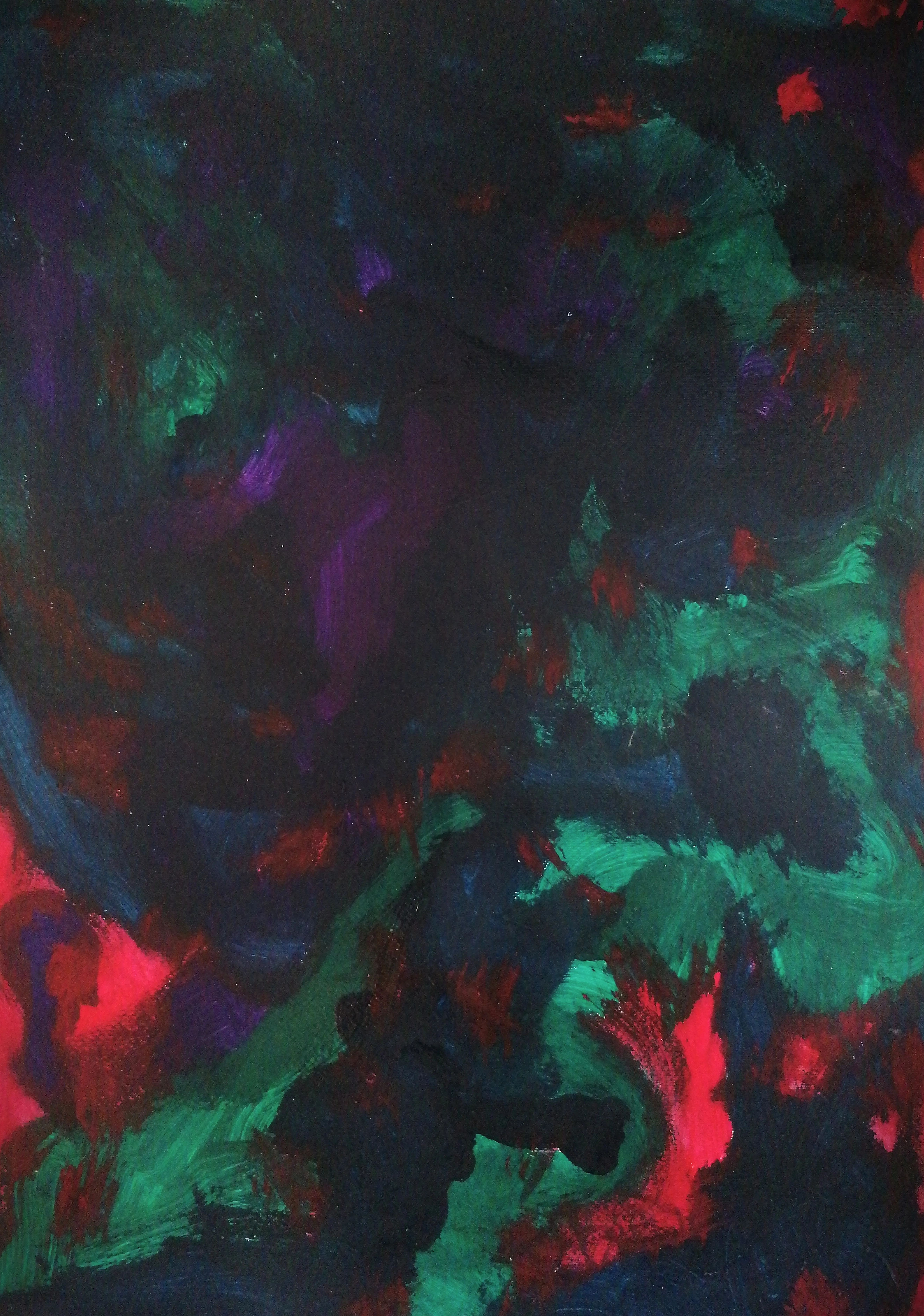 Movement II, Acrylic on 400g/m² paper, 50 x 70 cm each (Unframed) — from the "EchoesəvYourFace" series