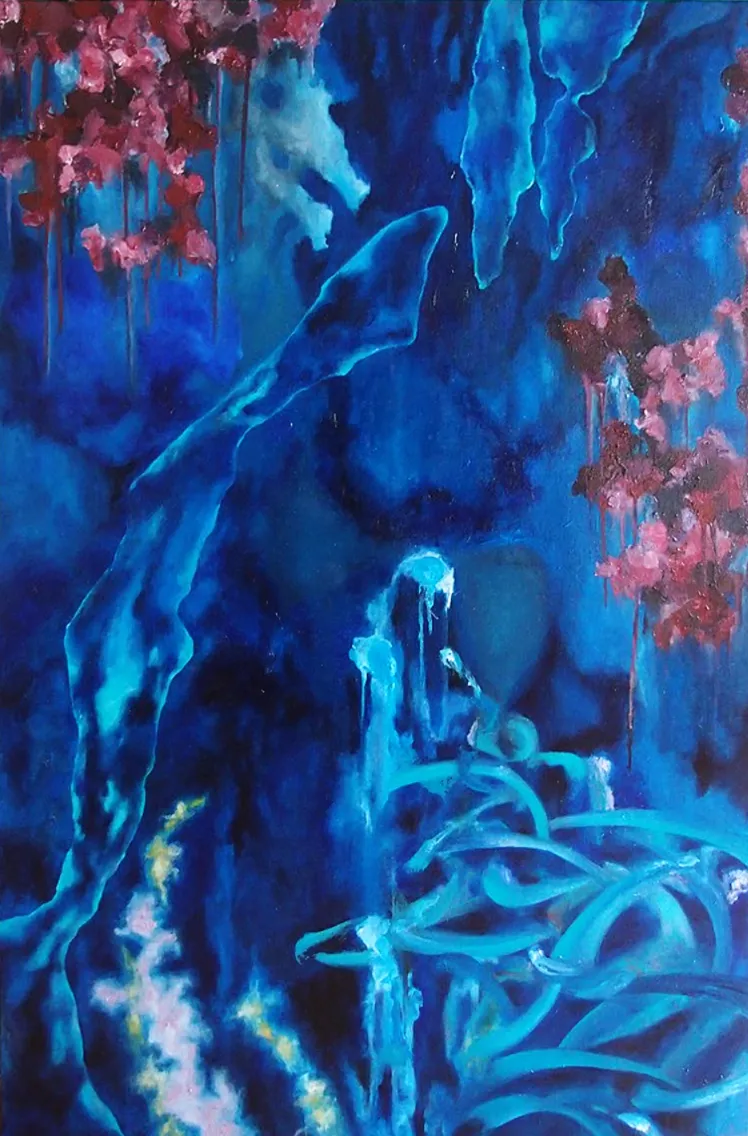 The Misty Heaven VI, Oil on canvas, 120 x 80 cm, 2024 — from the "The Misty Heaven" series